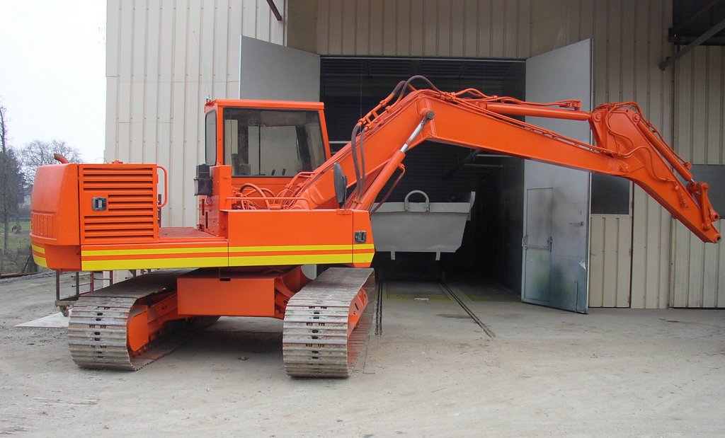 Pelleteuse en cabine